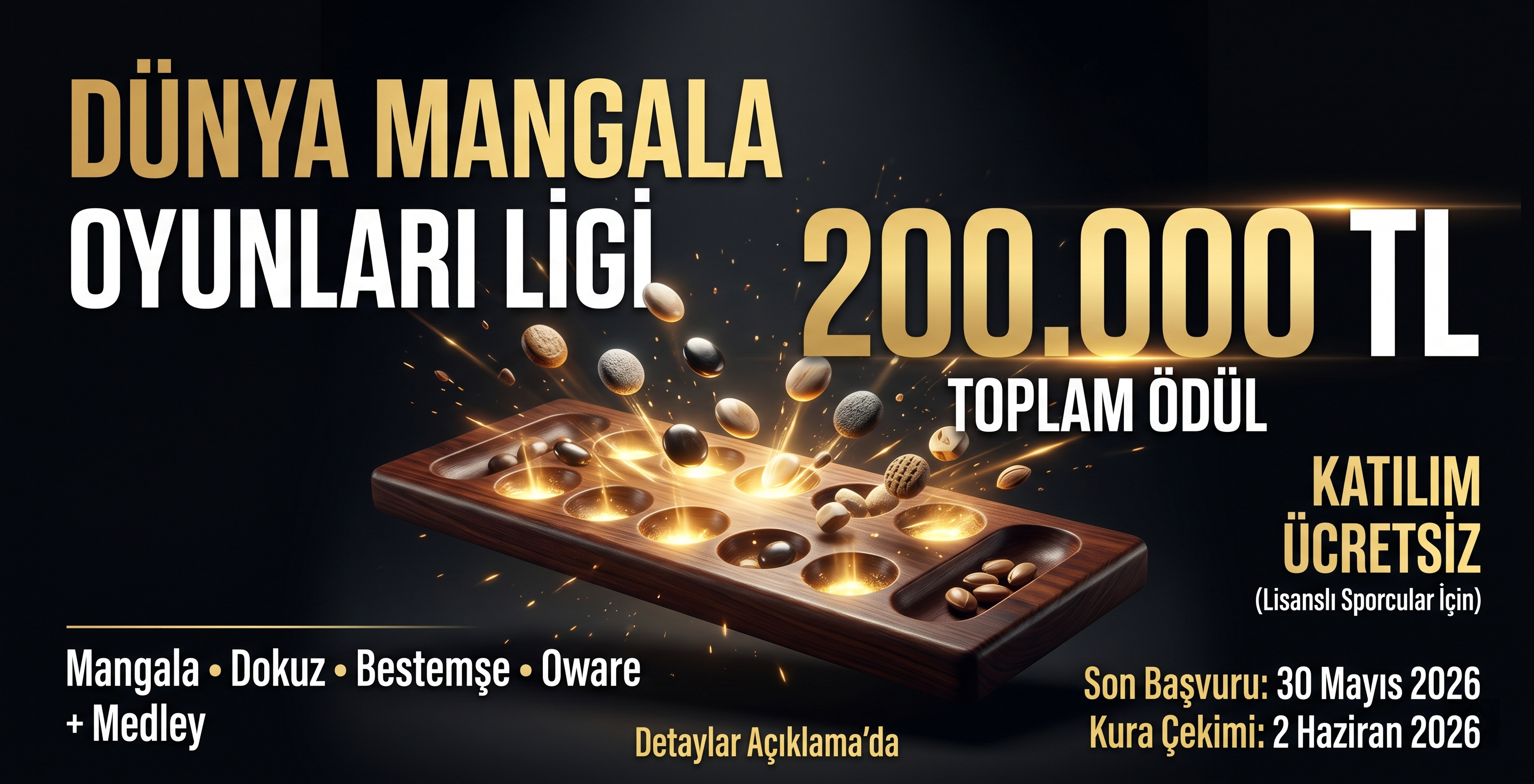 Dünya Mangala Oyunları Ligi Başvuruları Başladı
